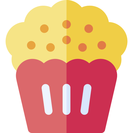 popcorn Basic Rounded Flat ikona