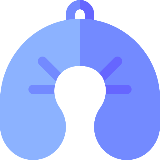 Neck pillow Basic Rounded Flat icon