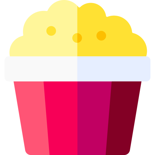 popcorn Basic Rounded Flat ikona