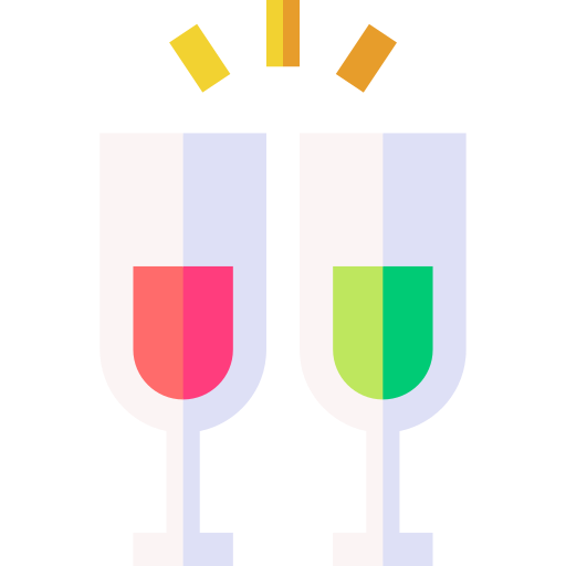 wijnglas Basic Straight Flat icoon