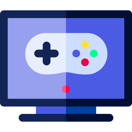 Video games Basic Rounded Flat icon