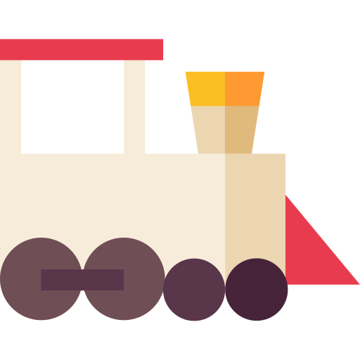 train Basic Straight Flat Icône