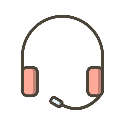 auriculares Generic Outline Color icono