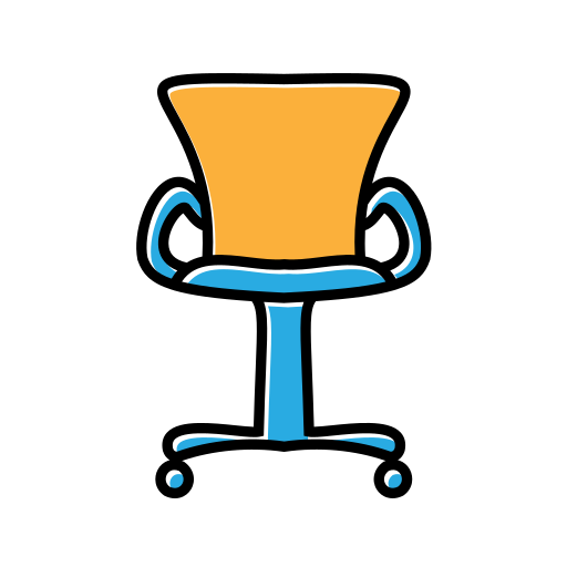 krzesło biurowe Generic Color Omission ikona