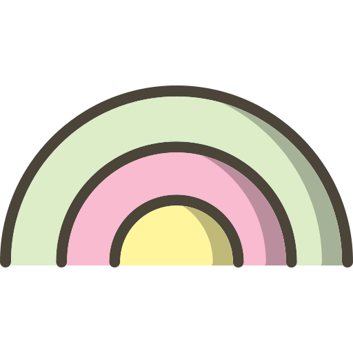 Радуга Generic Outline Color иконка