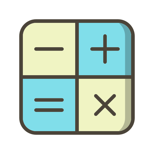 Calculator Generic Outline Color icon