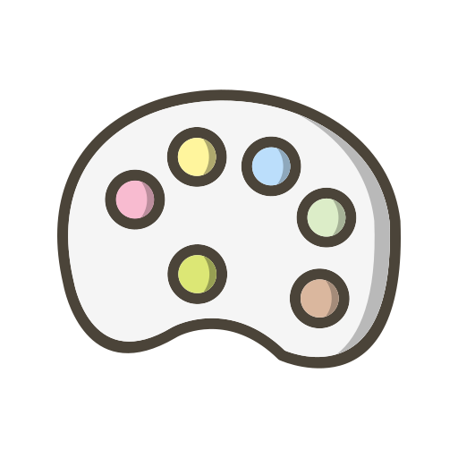 ペイントパレット Generic Outline Color icon