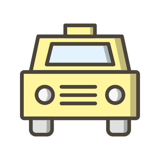 taxi Generic Outline Color icoon