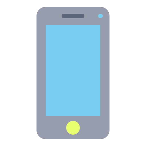 Мобильный телефон Generic Flat иконка