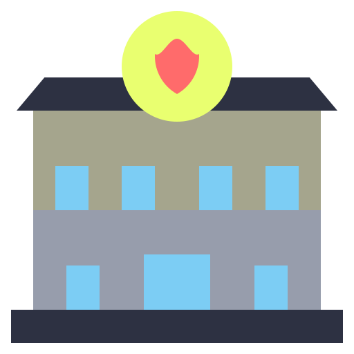 estación de policía Generic Flat icono