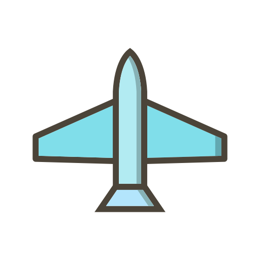 전투기 Generic Outline Color icon