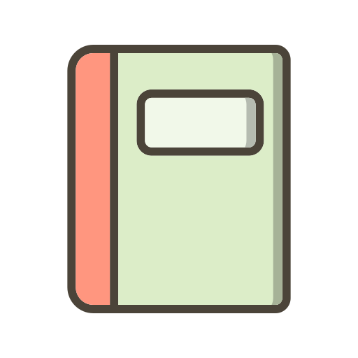 notitieboekje Generic Outline Color icoon
