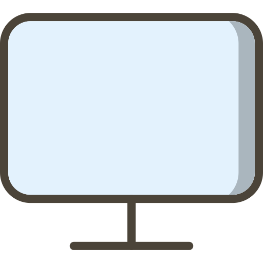 monitor Generic Outline Color ikona
