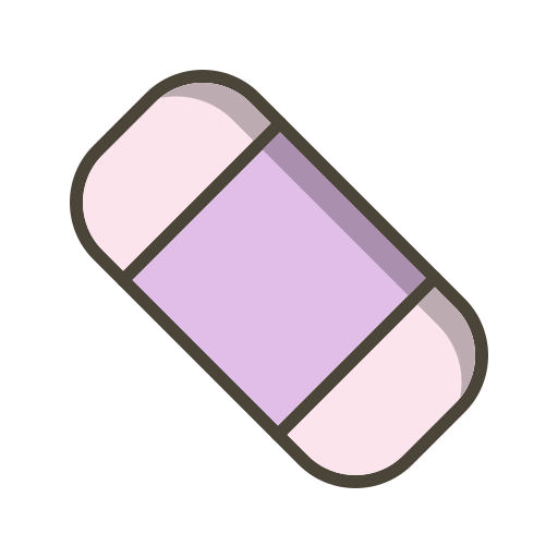 Eraser Generic Outline Color icon
