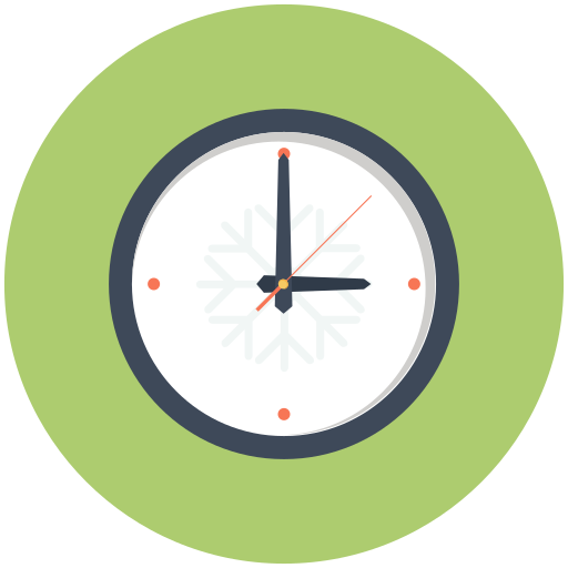 timer Vector Stall Flat icon