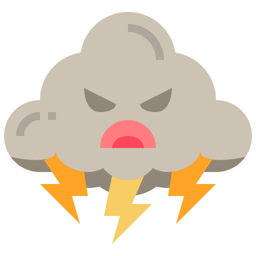 tormenta Justicon Flat icono
