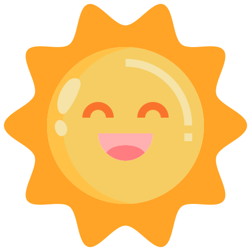 słońce Justicon Flat ikona