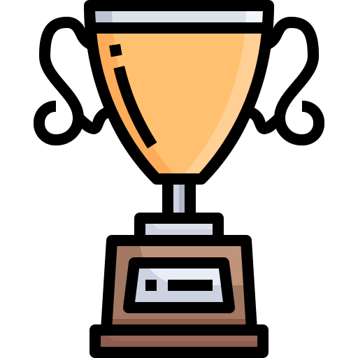 trofeo Justicon Lineal Color icono