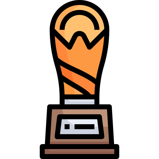 Trophy Justicon Lineal Color icon