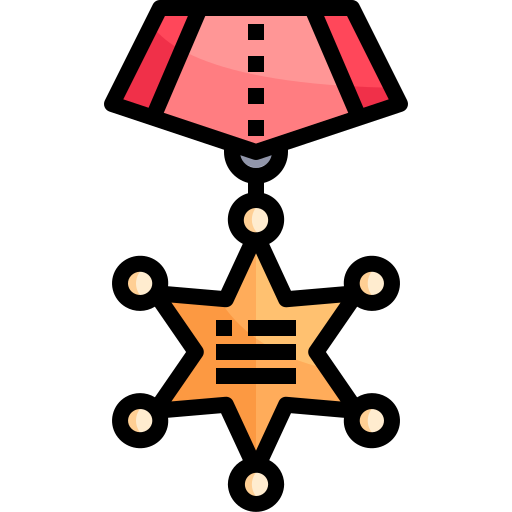 メダル Justicon Lineal Color icon
