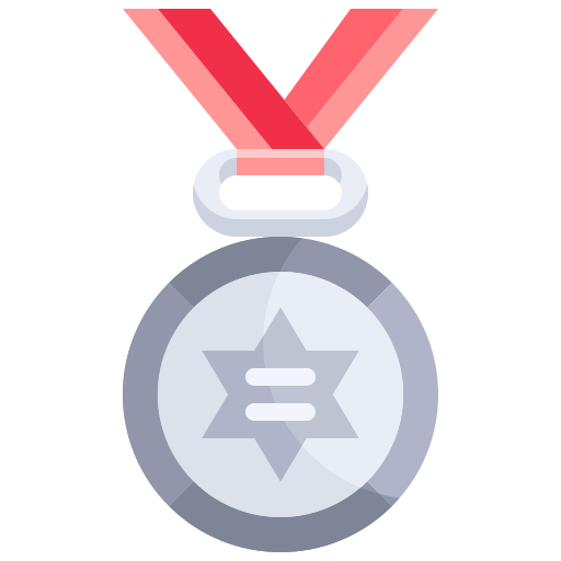 medal Justicon Flat ikona