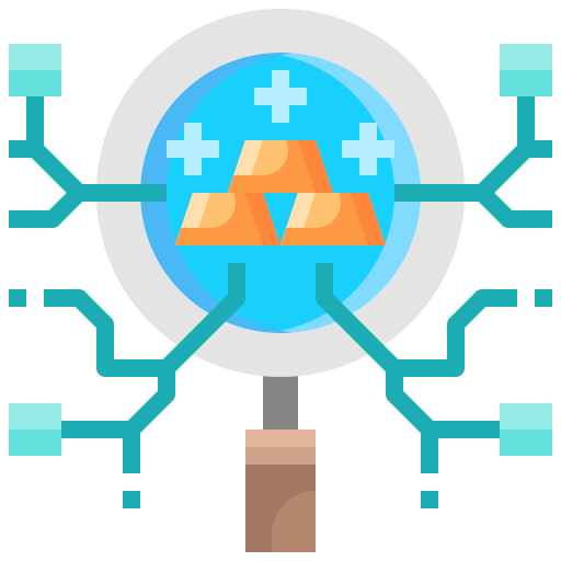 investigación Justicon Flat icono