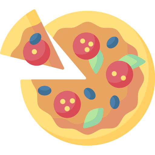 pizza Special Flat icoon