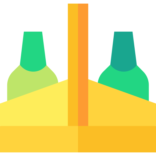 caixa de cerveja Basic Straight Flat Ícone