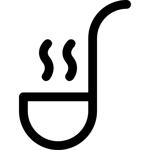 concha de sopa Basic Rounded Lineal Ícone