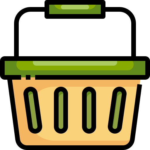 Shopping basket Justicon Lineal Color icon
