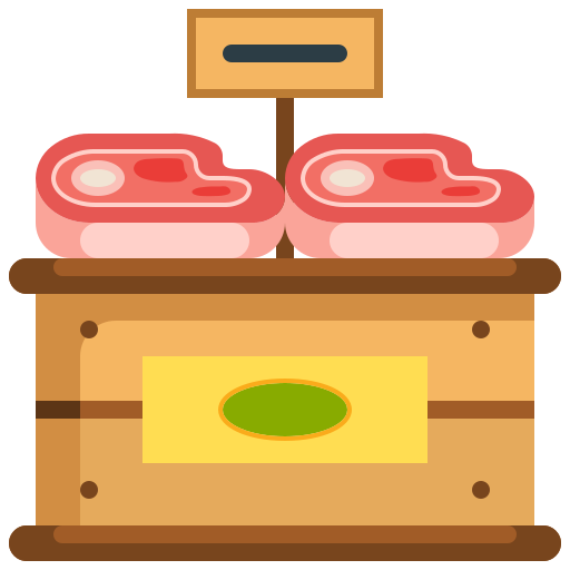 Meat Justicon Flat icon