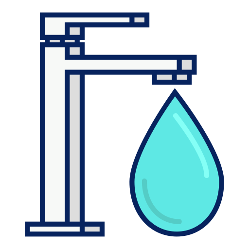 rubinetto dell'acqua Generic Outline Color icona