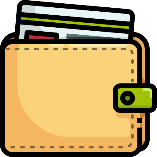 Wallet Justicon Lineal Color icon