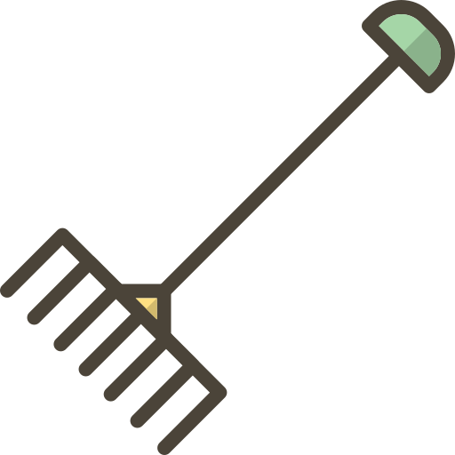 Rake Generic Outline Color icon