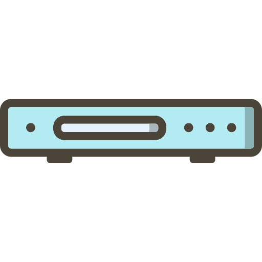 dvd spieler Generic Outline Color icon