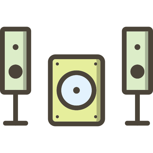 Music system Generic Outline Color icon