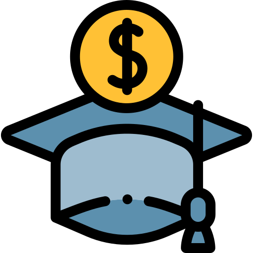 Scholarship Detailed Rounded Lineal color icon