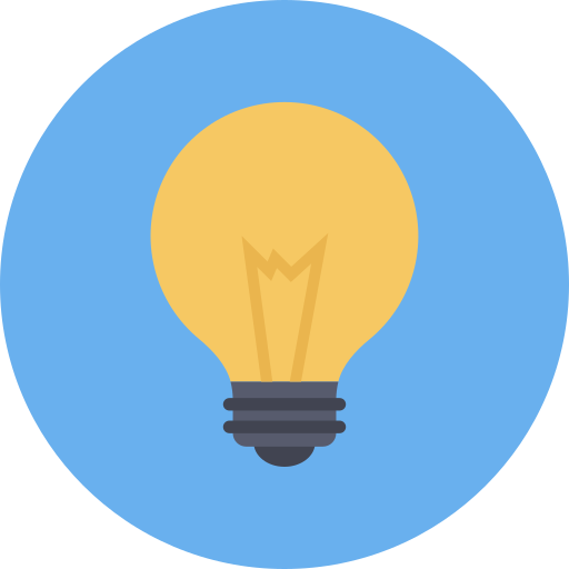 Light bulb Dinosoft Circular icon