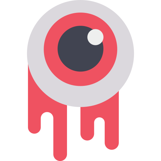 Eye ball Dinosoft Flat icon