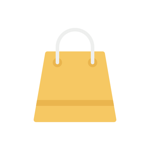 Shopping bag Dinosoft Flat icon