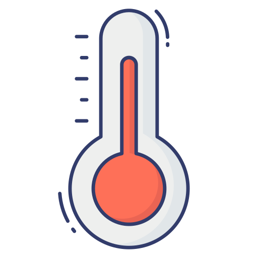 temperatura Dinosoft Lineal Color icono