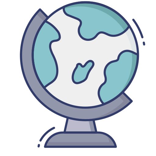 Earth globe Dinosoft Lineal Color icon