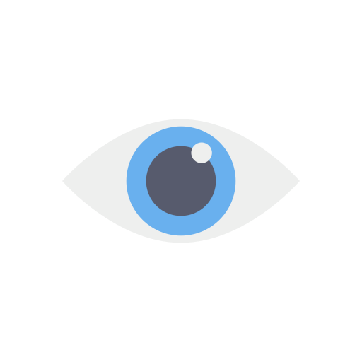 Eye Dinosoft Flat icon