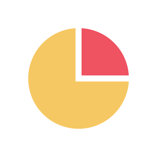 Pie graph Dinosoft Flat icon