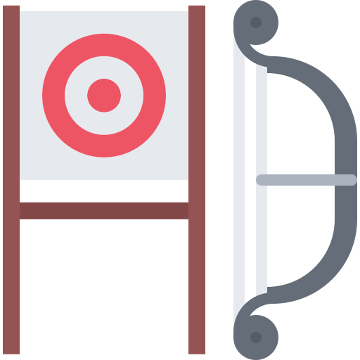 Target Coloring Flat icon