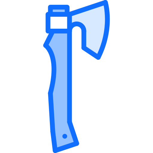 ascia Coloring Blue icona