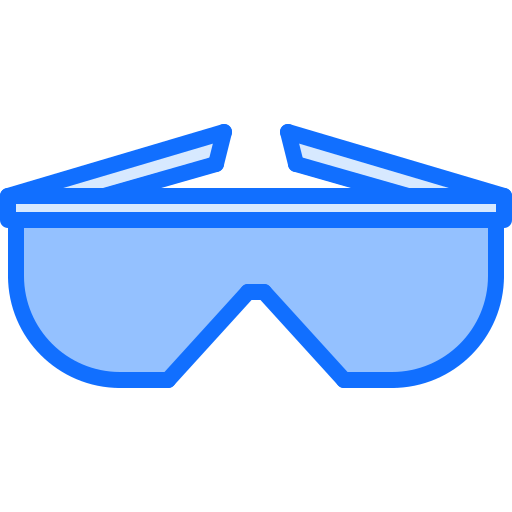 Glasses Coloring Blue icon