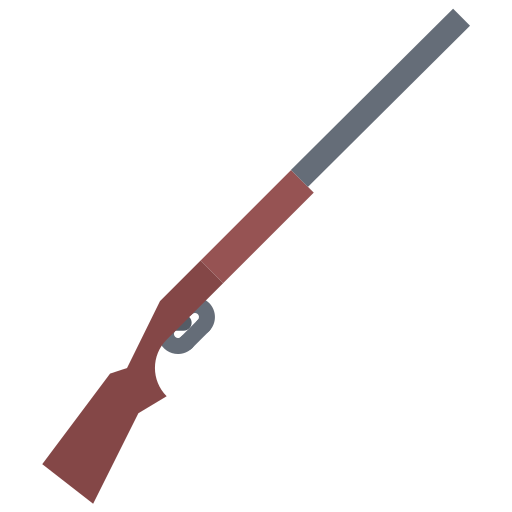 pistola Coloring Flat icono