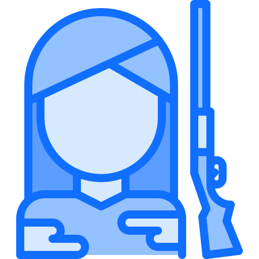 Hunter Coloring Blue icon