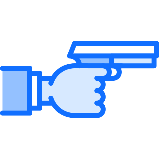 Gun Coloring Blue icon